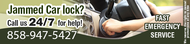 Jammed Car Lock? Call Locksmith Del Mar